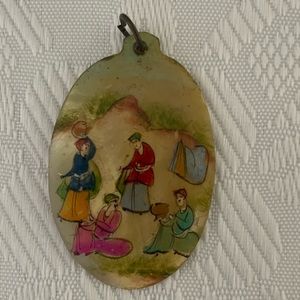 SUPPORT WOMEN IN IRAN - Handmade Unique Persian Antique Pendant